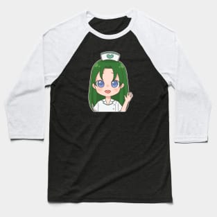 Hi! Nurse Mori Anime Character Baseball T-Shirt